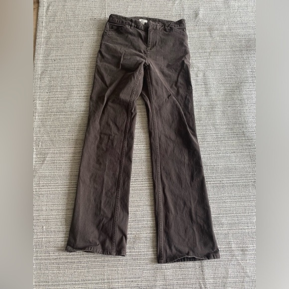 J. Jill Denim - J. Jill Brown Denim high rise stretch flare pant size 4